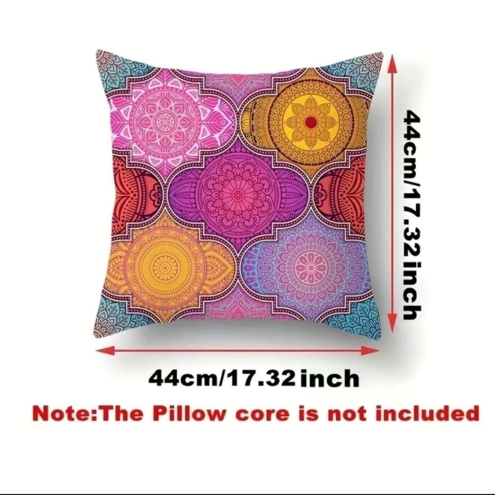 New multicolor home decor accent pillow case - Picture 2 of 4